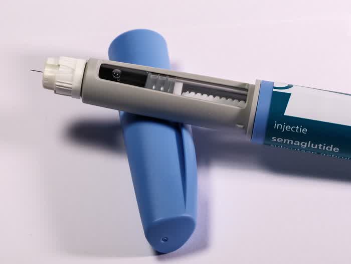 An injection pen on a table